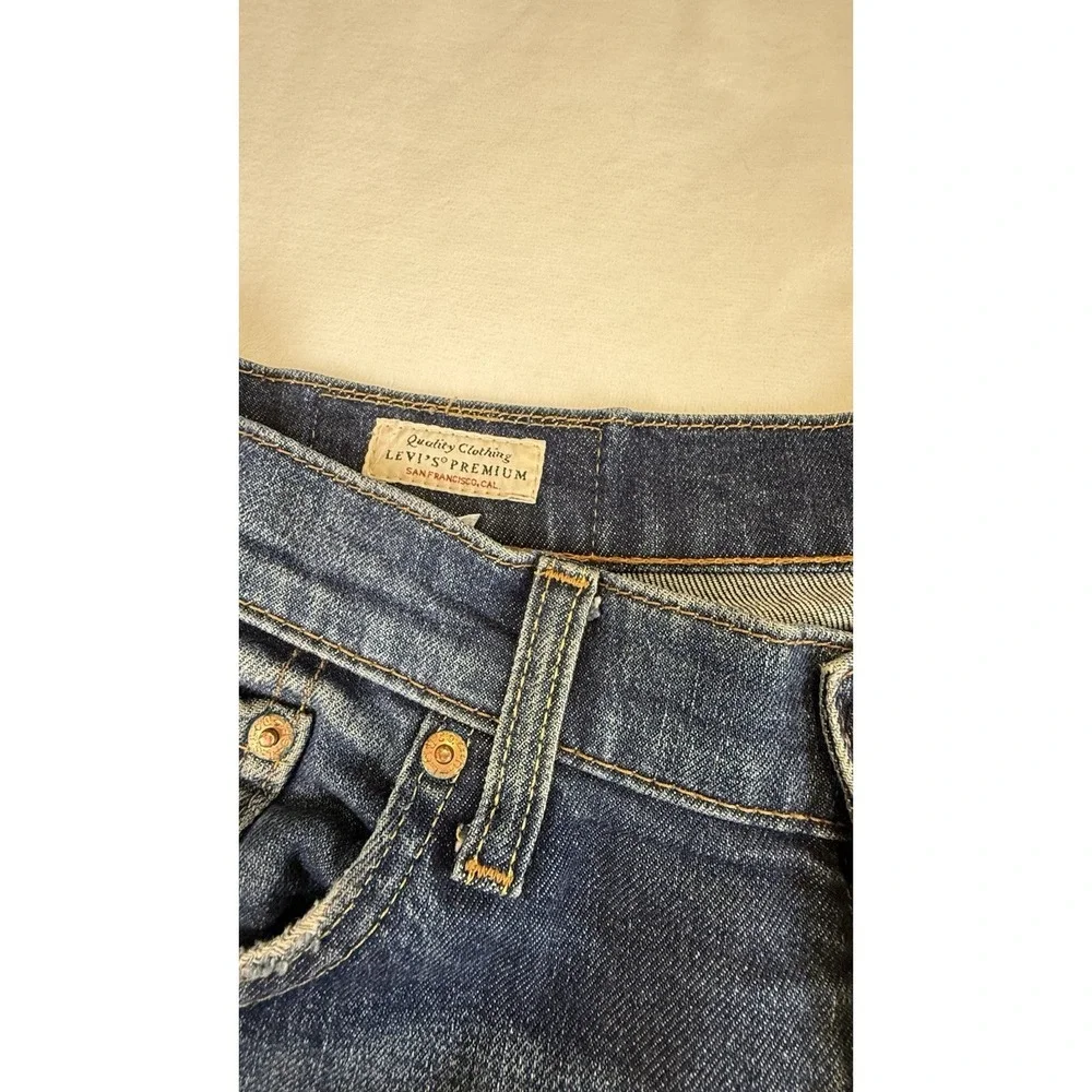 Levi's Premium 512 Slim Taper Jeans Men 33x30 Medium Wash Stretch Denim